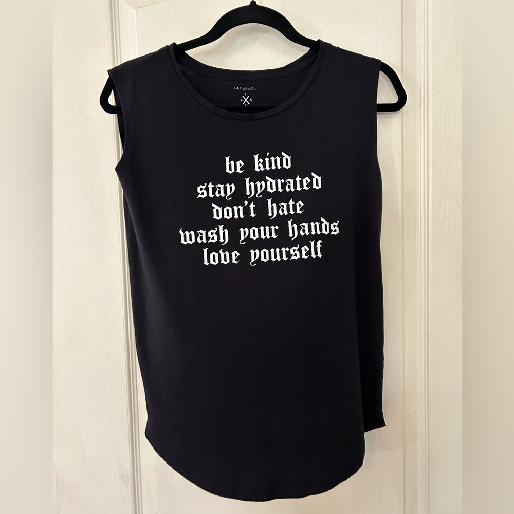 LA Trading Co. Love Yourself Tank Top
